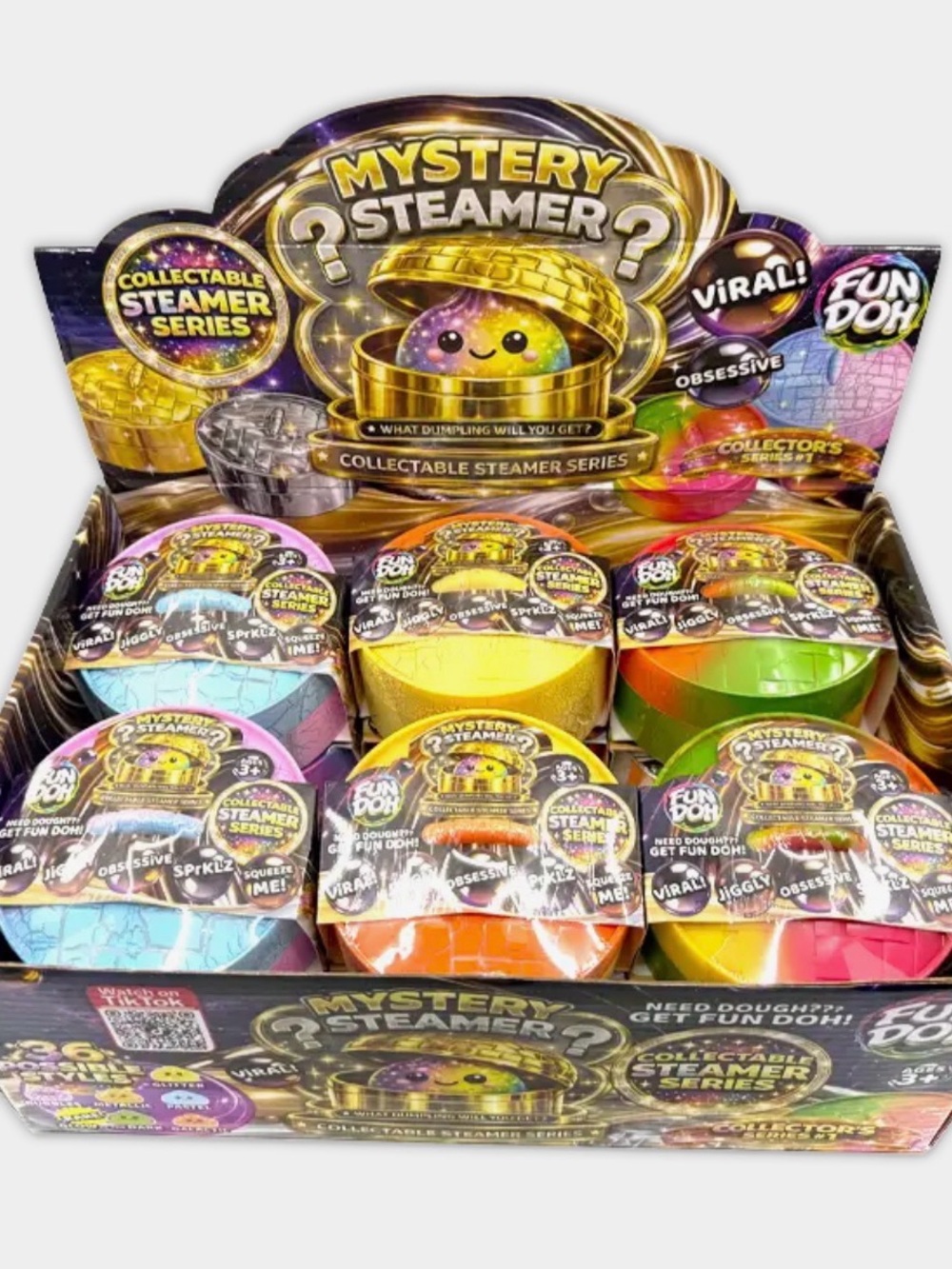 Fun Doh Mystery Steamer Collectible - Assorted Bright Colors